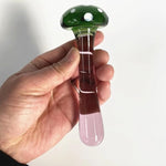 Mushroom Anal Plug Anal Trainer Crystal Dildo Penis Glass Wand Dildo Pleasure Prostate Massager Glass Sex Products For Women