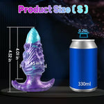 4.57'' Silicone Anal Plug Butt Plug Sex Toys, Fantasy Monster Dildo Butt Plug Anal Plugs,Prostate Plug Anal Stretcher Adult Sex Toys For Men Women Gay Couple (S)