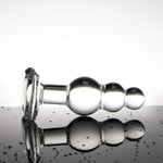 Glass Anal Beads Butt Plug Prostate Massager P-Spot Stimulation Anal Trainer Sex Toys For Men Women Masturbation