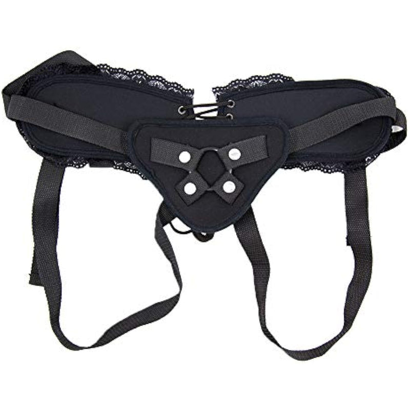 Adjustable Strap On Harness, Bondage Unisex Strap-On With O Ring And Lace For Strapless Strap-On Dildo, Adult Sex Toy For Men Women