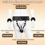 Vibrator Forced Strap Harness Holder With Handcuffs Bdsm Bondage Restraints Kits Adjustable For Couples