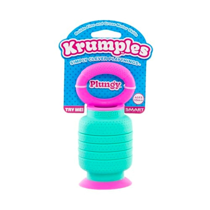 Plungy Teal Sensory Suction Toy For Ages 10M+ | Bpa-Free Silicone Fidget | Promotes Fine Motor Skills | Dishwasher Safe | Ideal Baby And Toddler Gift | Fun For All Ages