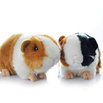 Cute Rabbit 8 Inch Guinea Pig Plush Toy Stuffed Animal Toy Plush Animal Doll (Black+Orange)