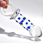 Glass Butt Plug Anal Plug Prostate Massager With Bumps And Pull Loop Fetish Anal Dilator Masturbation Sex Toy For Men Women