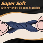 Silicone Penis Rings Set Sex Toys For Men?8 Different Sizes Cock Rings For Erection Enhancing, Long Lasting Stronger Men Sex Toy, Stretchy Adult Toys For Couples Pleasure- Blue