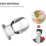 Hollow Speculum Peeking Anal Beads Butt Plug Expander Tunnel Transparent Anus Dilation Adult Women Men Gay (Transparent)