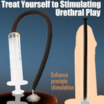 Silicone Hollow Urethral Sound Trainer Set Male Sex Toys, 3Pcs Dilators Penis Plug Catheter Play Plug Penetration Chastity Sounding Estim Sex Products Penis Toys Sounding Rods Urethra