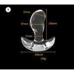 Anal Butt Plug Training Anal Sex Toy For Beginner Bdsm Toys Fetish Masturbation Spot Stimulation Dildo Soft 4 Sizes For Women And Couples(S)