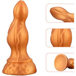Liquid Silicone Anal Plug With Strong Suction Cup - Realistic Dildo For Vaginal And Prostate Stimulation - Adult Sex Toy For Beginners And Advanced Players