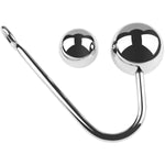 Bdsm Metal Anal Hook Butt Plug With With 2 Replaceable Solid Balls Anal Plug Sm Restraints Anal Gay Sex Toys For Man And Woman Adult Games
