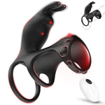 Vibrating Cock Ring Male Couple Sex Toy, Penis Ring Vibrator For Men Erection Enhancing Lasting G Spot Clitoris Stimulator With 10 Vibrations Remote Control, Penis Extender Adult Sex Toy