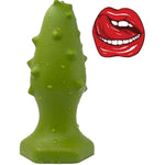 Large Butt Plug Anal Plug Training Toy, Silicone Anal Sex Toys With Bump Point For Male,Female(Green,L)