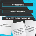 - Hood You Rather: Urban Black Culture Party. Games For Adults With An Unforgettable Hood Spin On Fun Card Game For Game Night. 200 Mind-Blowing Cards. Ages 17+