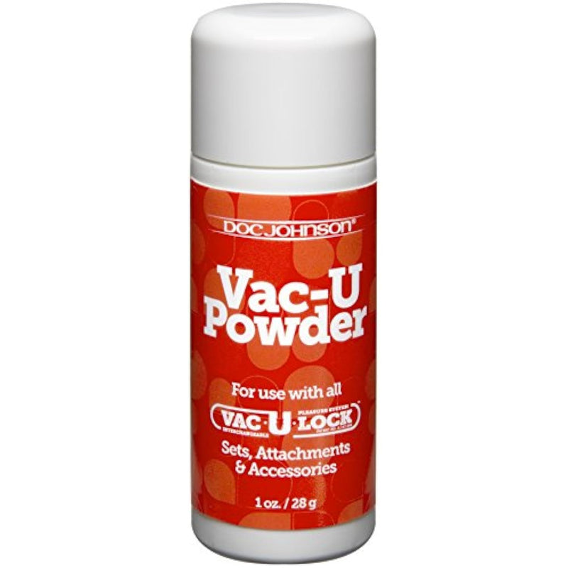 Doc Johnson Vac-U-Lock - Vac-U Powder - Makes Attaching and Detaching Smooth And Easy - Also Use to Refresh Your ULTRASKYN Attachment - 1 oz. (28g)