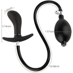 Inflatable Anal Plug, Liquid Silicone Butt Plug Anal Training Sex Toy Detachable Needle Masturbation Sex Toys For Men Women
