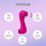 2-In-1 Dual Stimulator Personal Massager - G-Spot & Clitoral Pleasure Device - Powerful & Discreet Vibrator For Women
