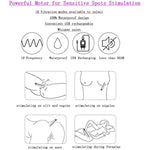 Mini Bullet Vibrator For Clitoris Vagina Nipple Precise Stimulations, Waterproof G-Spot Clitoral Bullet Massager 10 Vibration Modes, Rechargeable Adult Sex Toy For Women And Couples (Pack Of 2)