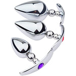 Sm Metal Adult Sex Toys Ship Anchors Anal Plugs For External Use Female Male Stainless Steel Butt Plug With Jewel Base(S)