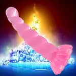 Anal Plug Anal Beads Thread Masturbation Dildo,Anal Plug Thread Large Butt Plug Dildos Large Butt Plug Training Silicone Prostate Massager With Strong Anal Stretcher Trainer For Men Women(Pink)