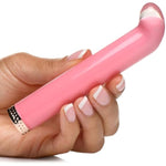 10X Vibra-Glass Mini G-Spot Vibrator For Men Women & Couples, Made With Durable Borosilicate Glass Non-Allergenic Rechargeable Splashproof Ipx5. 3 Piece Set - Pink