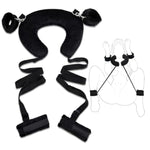 Bdsm Bondage Restraints Sex Toys, Bed Restraints Kit With Soft U-Shaped Pillow & Handcuffs Neck To Ankle, Sex Straps Adjustable Cuffs Bdsm Toys For Couples Sex Bondage Restraints Set