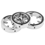 Metal Cock Ring For Men Penis Rings With 6 Cbt Spikes And Ball Pendant Adult Pleasure Chastity Sex Toys Sm Scrotum Stretcher For Male Training Devices (50Mm)