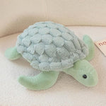 Stuffed Turtle Tortoise Plush Animals Toys Decorations Gifts For Kids Boys Girls (Green)