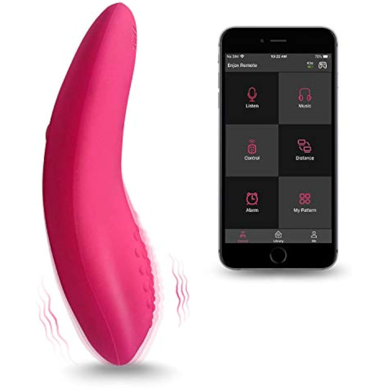Kite App Controlled Panty Vibrator, Wearable Clitoral Stimulator With Long Distance Partner Remote, Powerful & Quiet Wireless Bullet Vibe For Women, Sound/Music Sync