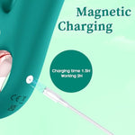 Thrusting Vibrator Dildo Sex Toys For Women- Realistic Dildos G Spot Anal Stimulation With 10 Powerful Vibration 10 Thrust Modes, Rabbit Vibrators Adult Toys For Women And Couple, Green