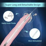 Urethral Sound Hollow Urethral Plug Stainless Steel Tip Cock Ring Silicone Probe Tube Urinary Dilator Urethra Prostate Masturbation Rod