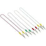 4Pcs Adjustable Metal Neck Strap Napkin Clip Lanyard Neck Strap Baby Elderly Adult Towel Apron Bib Clip