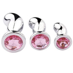 Anal Dilator Sex Toys For Massage Prostate Stainless Steel Anal Plugs For Anal Training Beaded Butt Plugs For Men And Women (L)