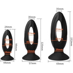 3Pcs Advanced Players Anal Butt Plug Silicone Dildo Insert Toys Thread Anal Butt Plug Electro Power Box Massager Toys Waterproof Adult Anal Sex Toy Gay Or Couples