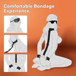 Bdsm Bondage Restraints Set For Couples, Adjustable Handcuffs, Eye Mask, Collar & Straps, Soft & Durable Sex Toys For Women And Men, Perfect For Sensual Bedroom Fun, Kinky Play, And Sm Exploration