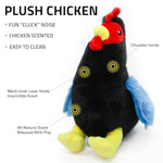 Dog Toys | Plush Toy Hen Stuffed Animal For Dogs | Medium Chicken Scented Toy - Easy To Clean And Made From Non Toxic Materials