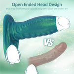 Cock Sleeve Monster Penis Extender, 5.1In Silicone Dildo Sleeve Male Penis Sleeve With Cock Ring, Reusable Penis Enlargement Male Adult Sex Toys For Couples Play (Medium)
