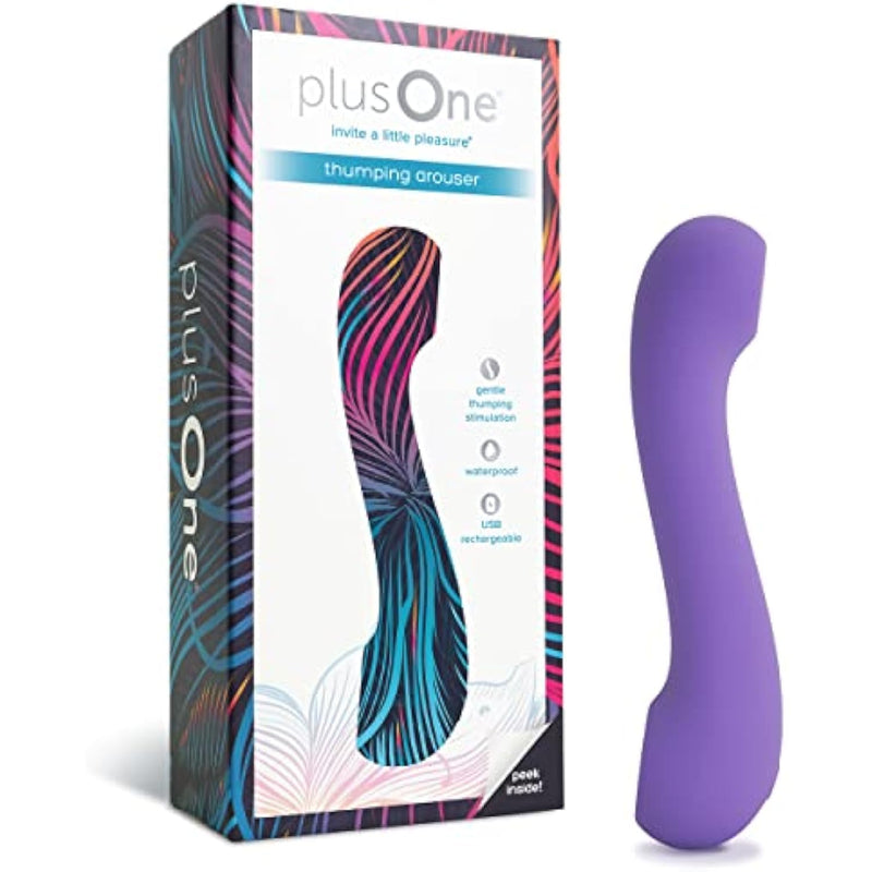 Thumping Arouser - 10 Settings To Stimulate The G-Spot And For Internal + External Pleasure - Waterproof & Rechargeable