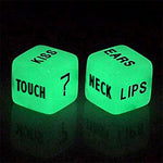 Glow In The Dark Love Dice - Date Night Game From Wife For Couple, Anniversary, Valentines Day, Gift For Him, Her, Husband, Wife, Boyfriend, Girlfriend