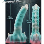 Monster Tentacle Dildo Adult Sex Toy- 8 Inch Silicone Dildo For Vaginal G-Spot Or Anal Play,Thick Realistic Penis & Prostate Massager With Suction Cup For Hands-Free Play For Men Women Couples