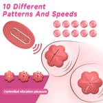 Nipple Sex Toy, Wireless Remote Control Portable Wearable Vibrating Nipple Clip With 10 Powerful Vibration Modes, Bdsm Couples And Female Happy Adult Sex Toy-A3