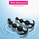 2Pcs Anal Beads Set & Butt Plugsilicone Anal Training Kit, Flexible Anal Chain Sex Toys With Different Size Anal Balls Prostate Massage, Anal Plugs For Men Women Couples Anus Dilator Dildo Anal Toys