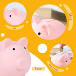 Mini Piggy Bank, Plastic Coin Bank, Unbreakable Money Banks, Cute Piggy Banks For Kids, First Money Box, Best Birthday Gifts Home Decoration?Pink?
