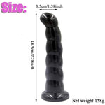 Realistic 3 Dildos Harness Strap-On Dildos Sex Toys Adult Toys For Female- Adjustable Strapless Strap-On Dildos Soft Silicone Anal G-Spot Stimulation Sex Toys For Women Couples Lesbian - Black