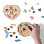 2 Sets Ceramic Mosaic Coaster Craft Kits with Tools & Materials