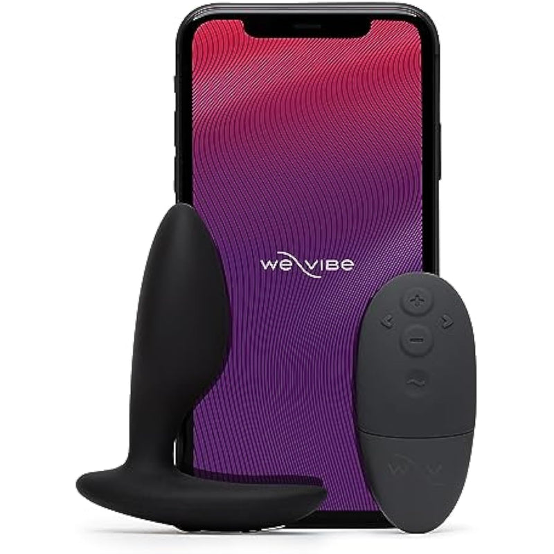Ditto+ Vibrating Butt Plug | App & Remote Control Vibe For Men, Women & Couples | Vibrator With 10 Modes | Silicone Butt Plug | Waterproof Anal Toy | Rechargeable Adult Sex Toys | Satin Black