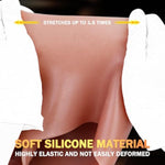 Silicone Wearable Dildo Panties,Male Penis Extender Sleeve With Strap-On Dildo, Realistic Penis Sleeve Cock Enlarge, Adult Sex Toys For Women Lesbian Couples Pegging