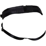 Joque (Double Strap) Harness Adjustable And Washable (A, Belt 20-50Inch Waistband, Leg Straps 10-16Inch, Black)