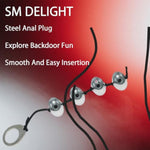 Anal Beads Sm Butt Plug Set 4 Weighted Metal Kegel Balls With Pull Ring Silicone Rope Prostate Massager Bdsm Tools Erotic Toys For Men Women Couples Large Xl Dehner Vaginal Vagina Sex Ball Products
