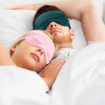 24 Pcs Silk Sleep Masks Soft Satin Eye Masks for Sleeping with Adjustable Elastic Strap Comfortable Blindfold Eyeshade for Men Women Travel Nap Night Sleep(Black, Grey, Green, Pink)