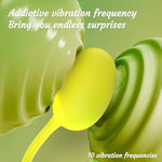 Remote Control Vibrator For Women - Hands-Free G-Spot & Clitoral Stimulator, Whisper Quiet Wearable Vibrator For Couples, Long Distance Lover, 10 Vibration Modes (Bean Sprout Design)